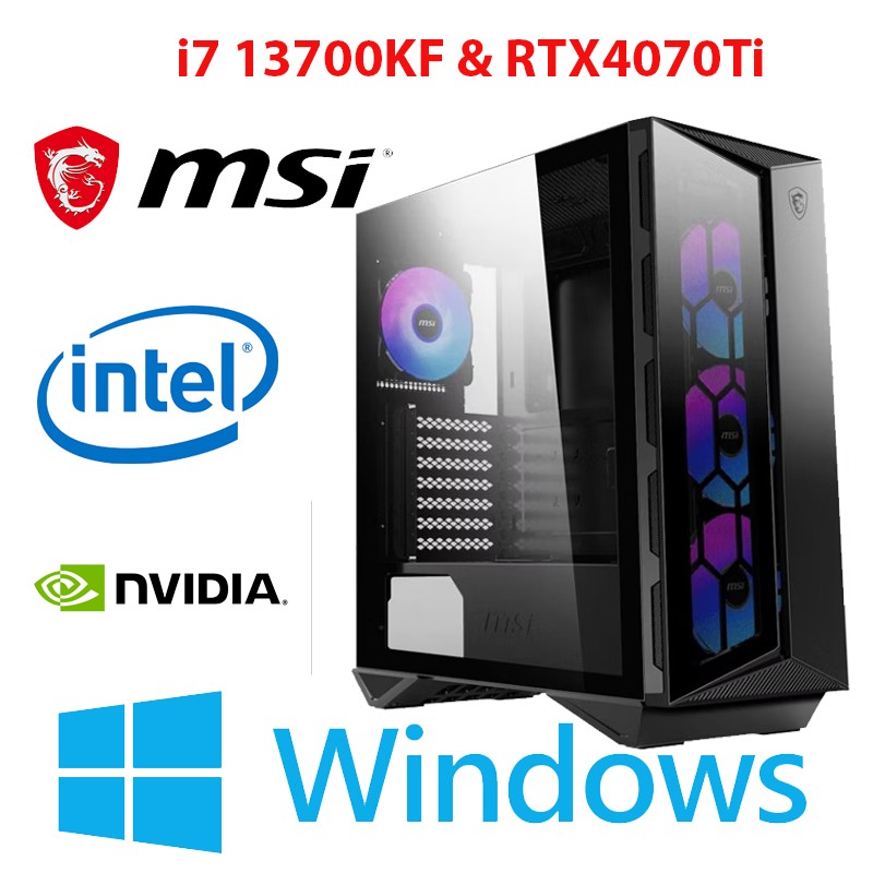 MINH - Intel i7 13700KF RTX4070Ti GAMING PC